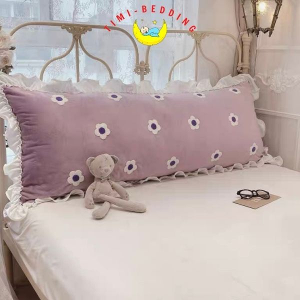 Gối tựa đầu giường nơ bèo cute đáng yêu, màu sắc nhẹ nhàng, trẻ trung - Timibedding