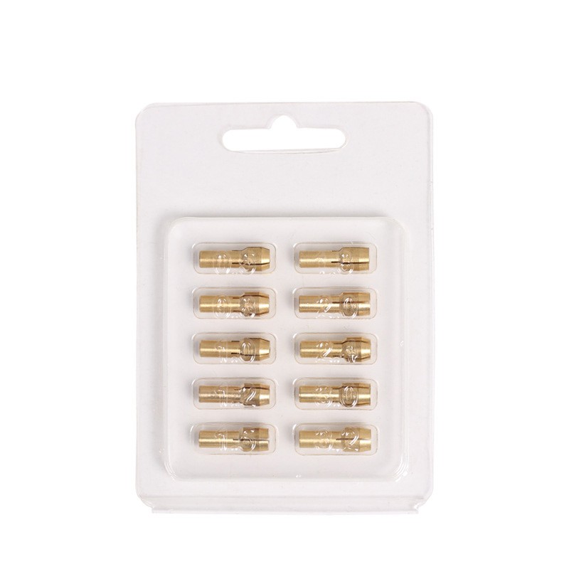 10pcs 4.0mm Shank 0.5-3.2mm Brass Drill Chuck Collet Bit For Rotary Tool Set