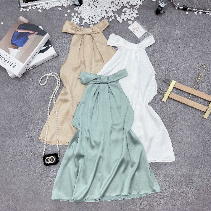 ÁO LỤA CỔ YẾM