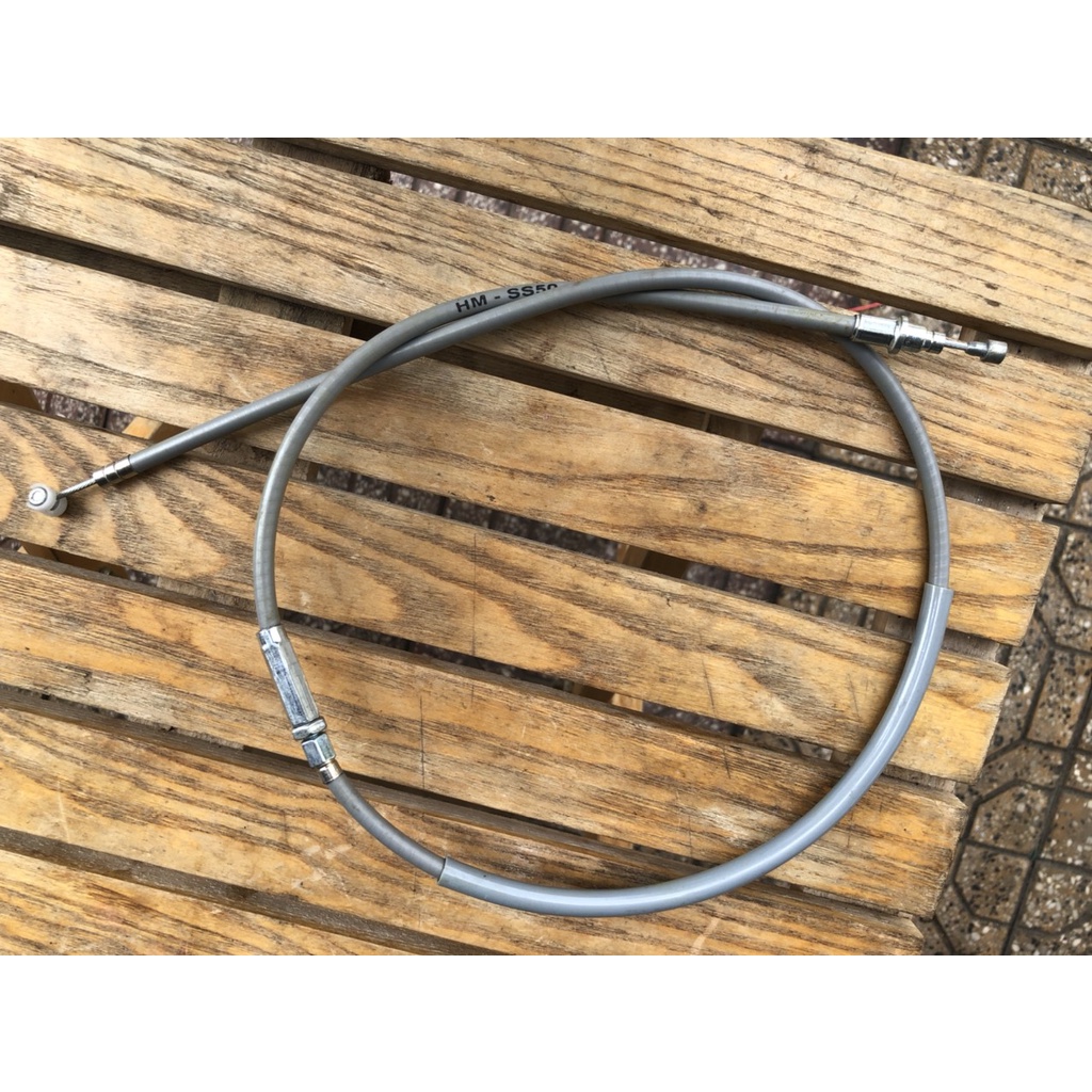 Bộ 4 dây : côn + thắng + Km + ga lưỡi gà cho xe honda 67-71 ghidong thấp màu xám sáng ga lưỡi gà