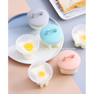 Set 4 khuôn hấp bánh, hấp trứng cho bé