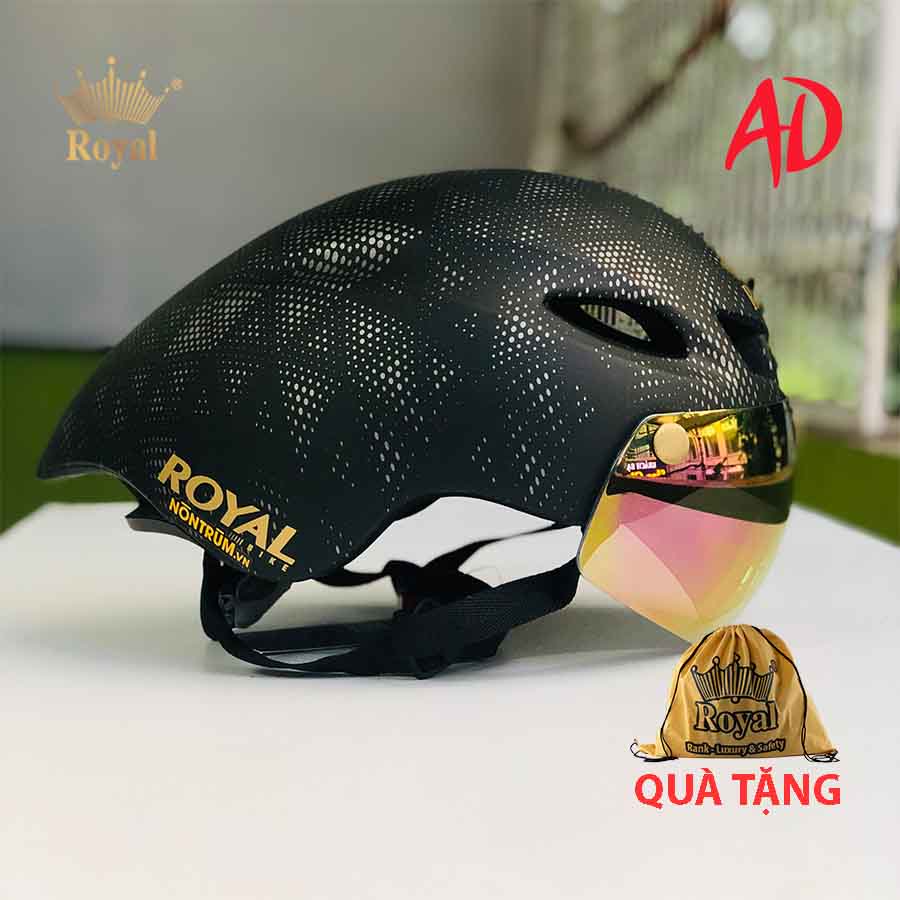Mũ bảo hiểm xe đạp Royal md16 tem 09 chính hãng giống poc 01, giống Poc 01, bảo hành 12 tháng, tặng túi vải Royal