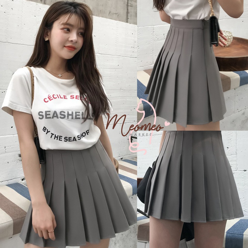 Chân Váy Xòe Xếp Ly Ngắn - Chân Váy Tennis Xếp Ly Cạp Cao Hàn Quốc Có Quần Bảo Hộ Bên Trong Cực Đẹp | BigBuy360 - bigbuy360.vn