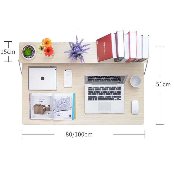 9233  Bàn xếp 2 tầng 80x51 - Bàn làm việc xếp gọn | BigBuy360 - bigbuy360.vn