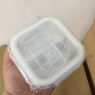 Hộp thủy tinh chia ngăn vuông IKOO GLASS 320ml - 101042