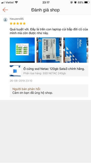 Ổ cứng ssd Netac 120gb Sata3 chính hãng sử dụng cho pc và laptop