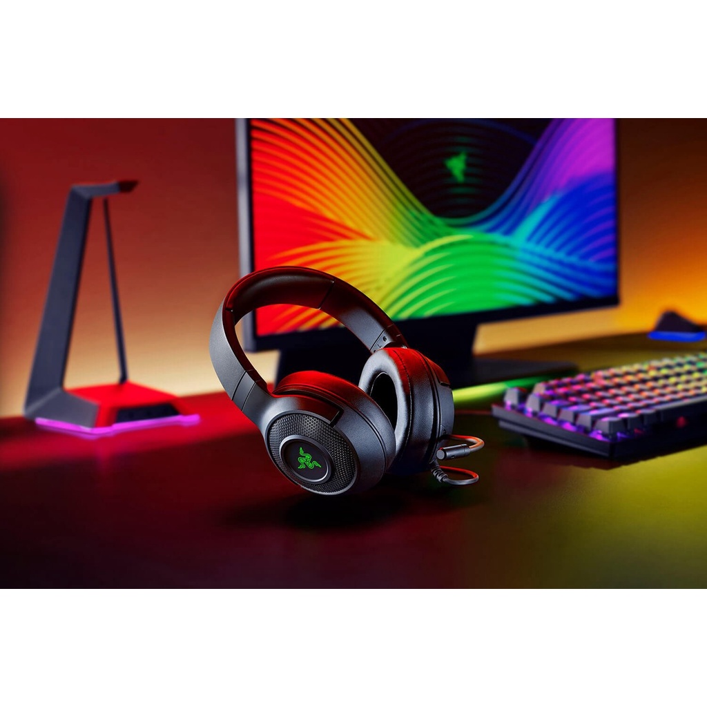 Tai Nghe Chơi Game Không Dây - Razer Kraken V3 Pro Wireless - Hàng Chính Hãng FPT