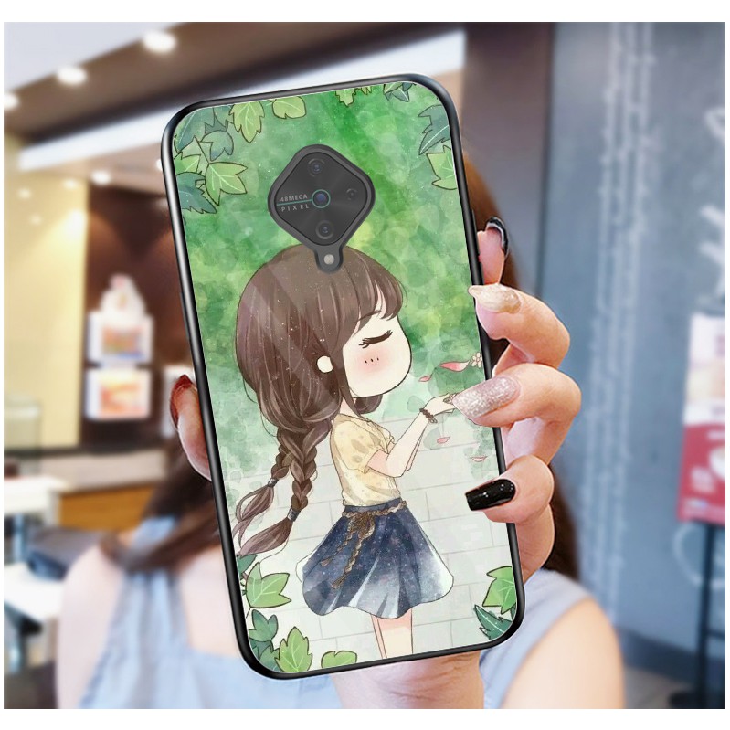 Ốp Lưng VIVO S1 PRO, S1  mặt kính cường lực cao cấp