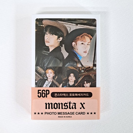 Bộ 56 Thẻ Hình Nhóm Nhạc MONSTA X Độc Đáo
