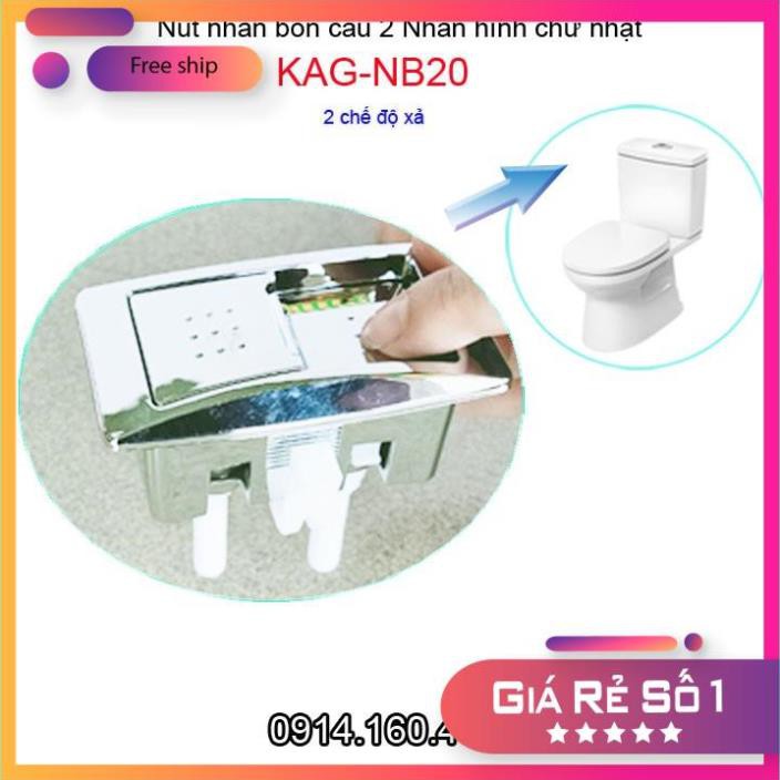 Nút nhấn xả bồn cầu , nút nhấn hình chữ nhật, nút nhấn thay thế cầu Inax C504, C702VRN