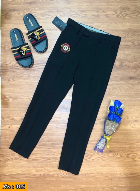 [ GIẢM 30% ] QUẦN ÂU LOGO ĐÍNH ĐÁ KHÂU SIÊU BỀN | BigBuy360 - bigbuy360.vn