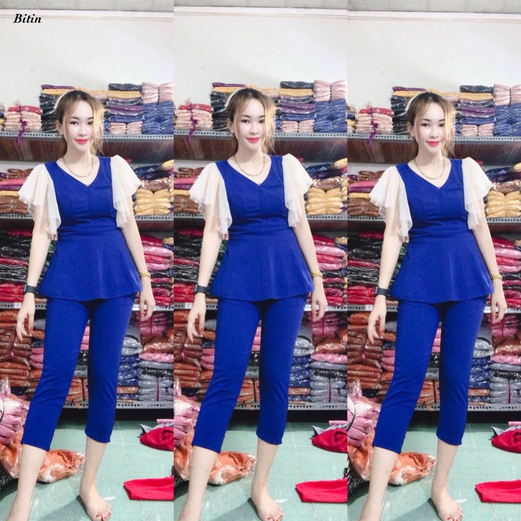 Combo 3b đồ bộ cát hàn mặc nhà