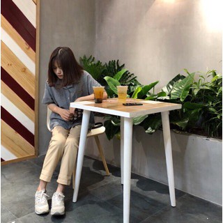 [CÓ VIDEO MIX ĐỒ] Quần kaki nữ baggy-sắn gấu 2 màu đen trắng kiểu dáng unisex | BigBuy360 - bigbuy360.vn