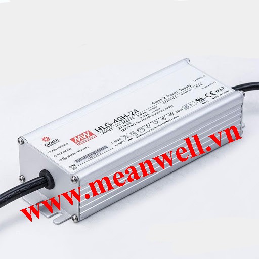 Bộ Nguồn LED Meanwell HLG-40H ( 40W/12V-24V-36V-42V-48V)