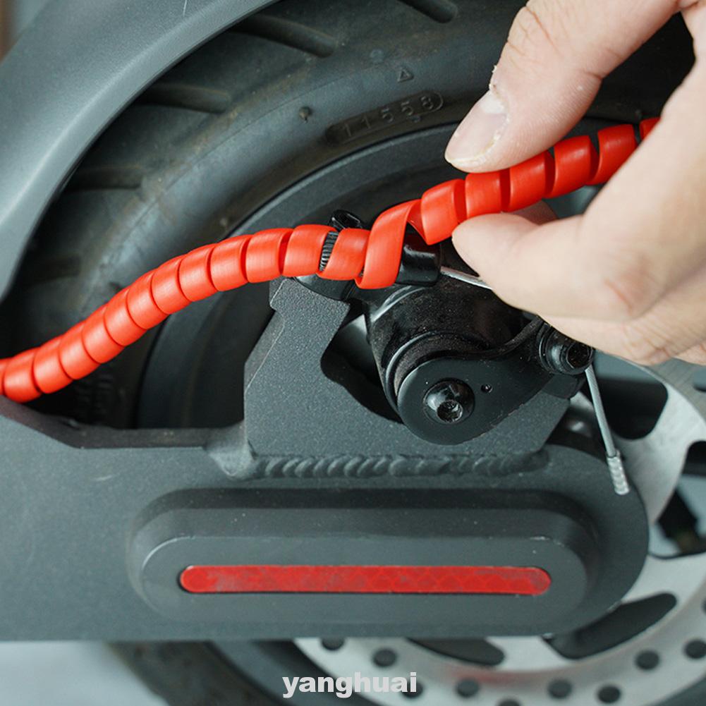 Scooter Winding Tube Flexible Full Cover Wrap Fittings Flame Retardant Casing Spiral Wire For Xiaomi M365