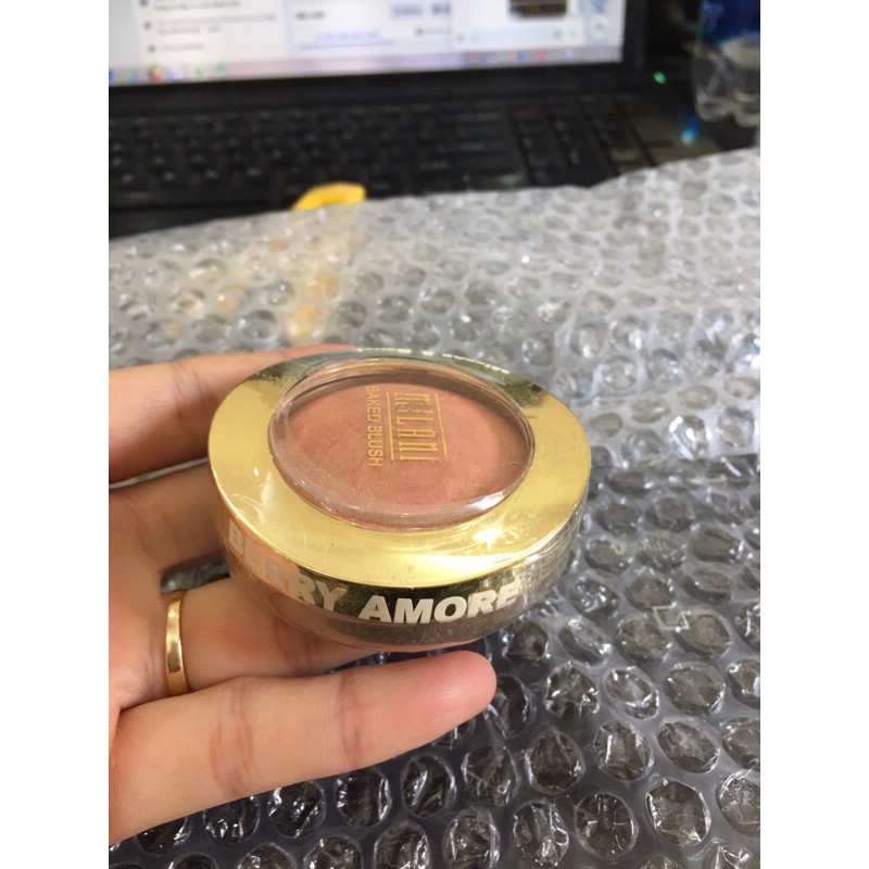 Thanh lý má hồng Milani tone 03 berry amore Ý