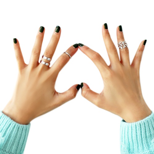Set 3 nhẫn đeo đốt tay nhiều kiểu cá tính