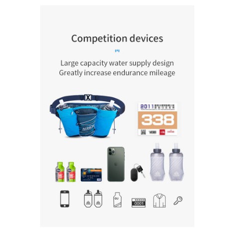 Đai chạy bộ 2 bình nước Aonijie W8104