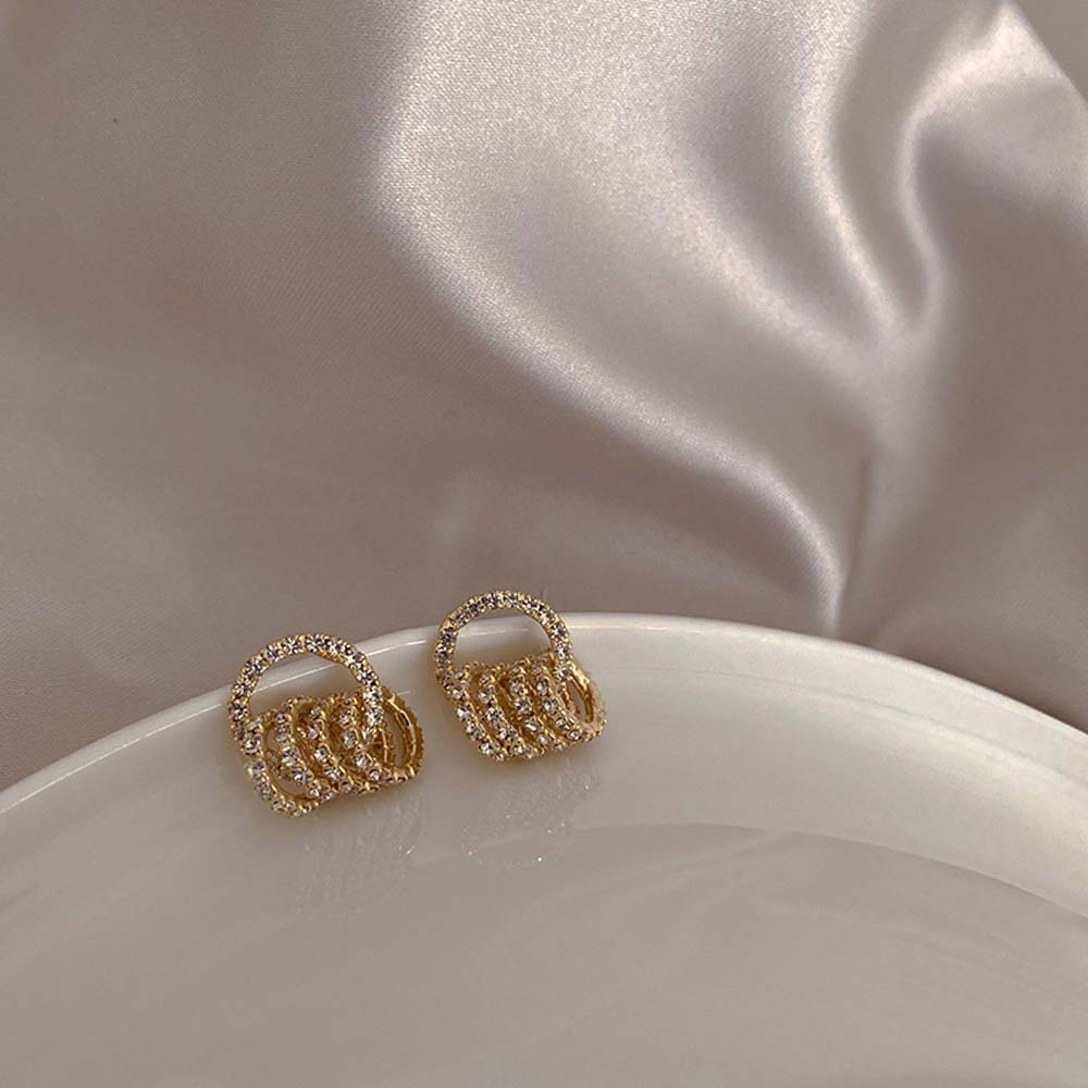 Khuyên Tai Nữ Hình Tròn Thời Trang Hàn