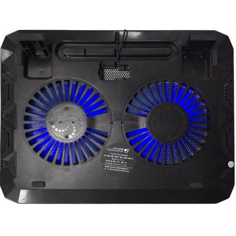 Đế tản nhiệt laptop COOLCOLD K19 2 Fan (màu đen)