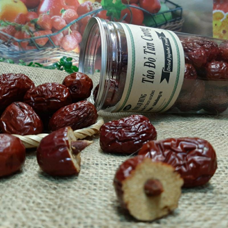 TÁO ĐỎ TÂN CƯƠNG TRÁI LỚN SẤY KHÔ BAO NGỌT