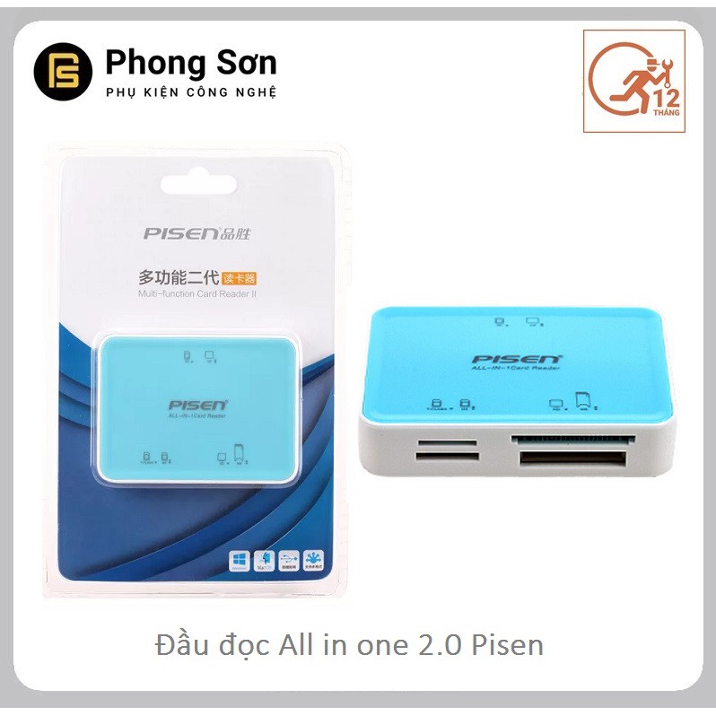 Đầu đọc all in one 2.0 Pisen | BigBuy360 - bigbuy360.vn