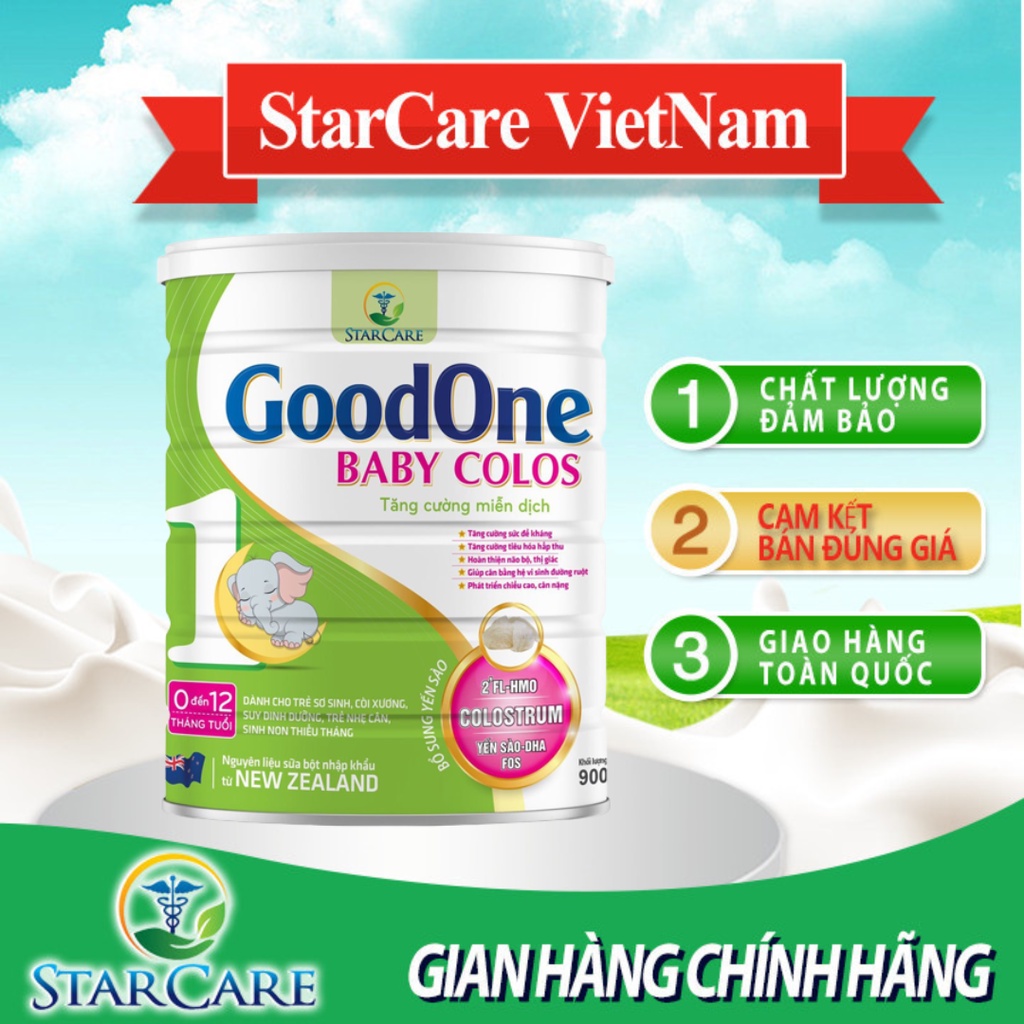 Sữa Bột Goodone Baby Colos 1 Dành Cho Bé Từ 0 Đến 12 Tháng Tuổi Giúp Tăng Cường Miễn Dịch Và Phát Triển Chiều Cao