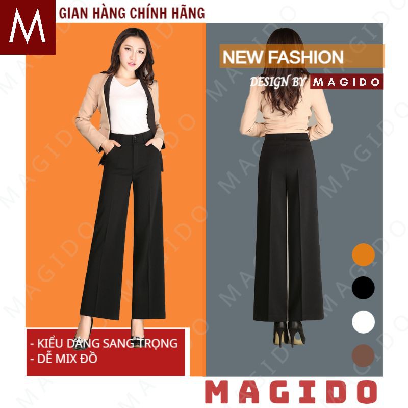 (QUÀ TẶNG LÀ SỮA TẮM NHA) quần ống rộng nữ 💚quần tây nữ công sở -phong cách thời trang hàn quốc, VITECH, MAGIDO | BigBuy360 - bigbuy360.vn