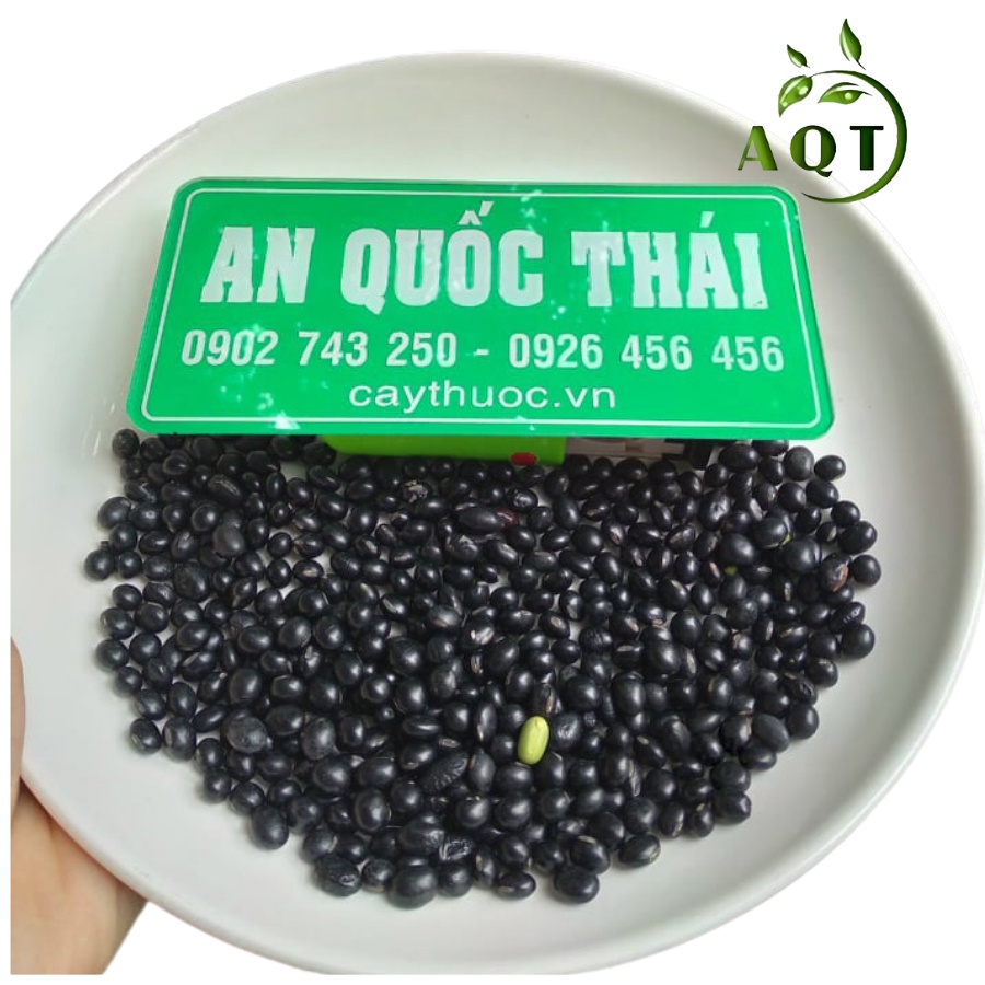 Đậu Đen Xanh Lòng 500g - Đỗ Đen Lòng Xanh To, Chắc Hạt, Không Sâu Mọt