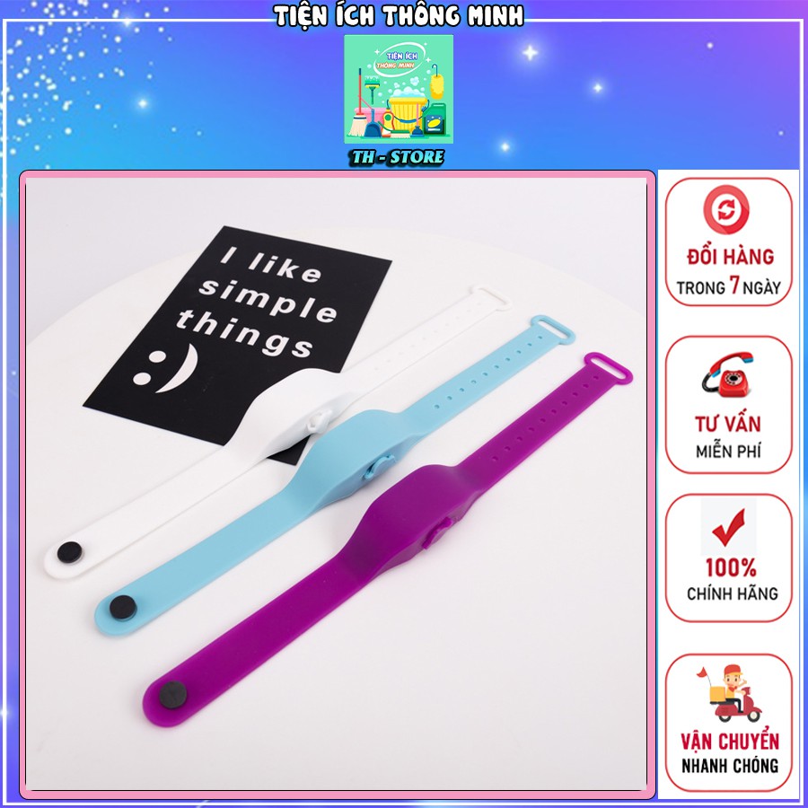 Vòng đeo tay Silicone đựng nước rửa tay khử trùng cho trẻ em/người lớn - TT853