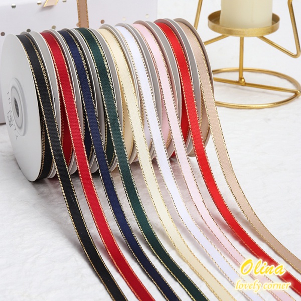 Cuộn Dây Ruy Băng Mỏng 18.2M Rộng 6mm Dùng Để Gói Quà