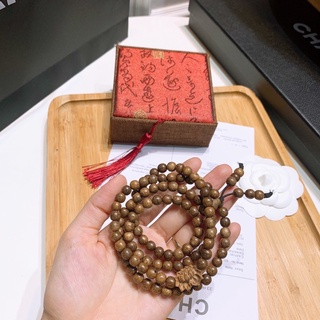 Vòng tay trầm hương chuỗi tràng hạt 108 trầm tốc việt - an yên - thịnh vượng - trầm hương tự nhiên tốc việt