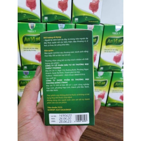 An Vị ST -  Giảm loét dạ dày, tá tràng, chảy máu dạ dày, ợ hơi, ợ chua
