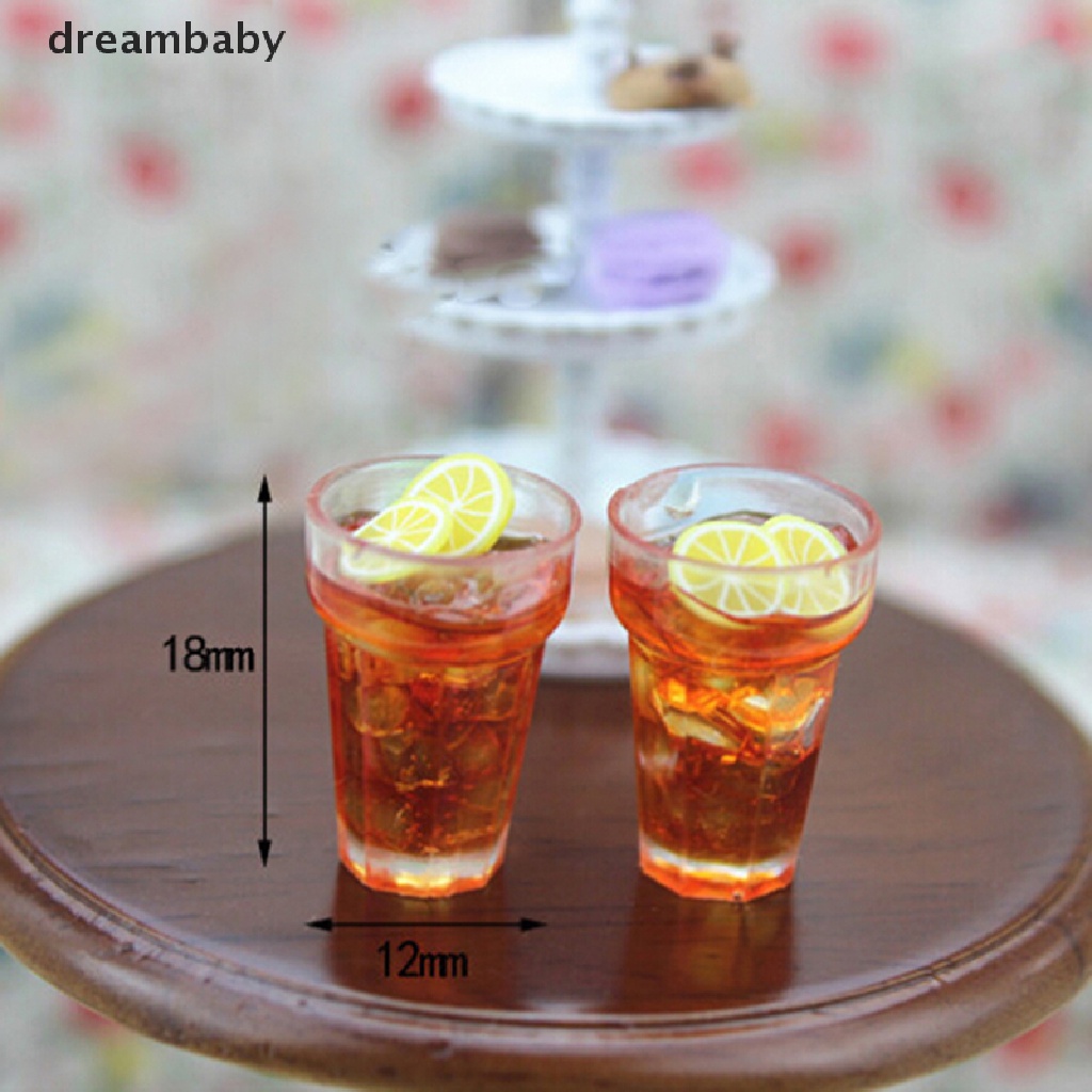 Mô Hình Ly Trà Sữa / Chanh Thu Nhỏ 1: 12 Dùng Trang Trí Nhà Búp Bê diy