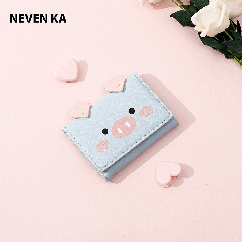 Ví nữ họa tiết con vật siêu dễ thương thương hiệu NEVENKA N8555