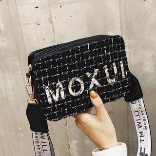 [XẢ HÀNG TỒN KHO] TÚI ĐEO CHÉO MOXUI OFF WHITE
