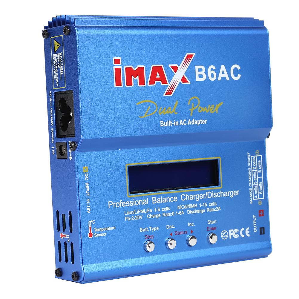 Bộ Sạc Cân Bằng iMAX B6 80W RC Kỹ Thuật Số Đựng Vật Dụng Có Chức Năng Giới Hạn Thời Gian Với Chức Năng Giám Sát Điện Áp