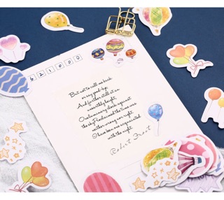 Set 40 sticker giấy cute