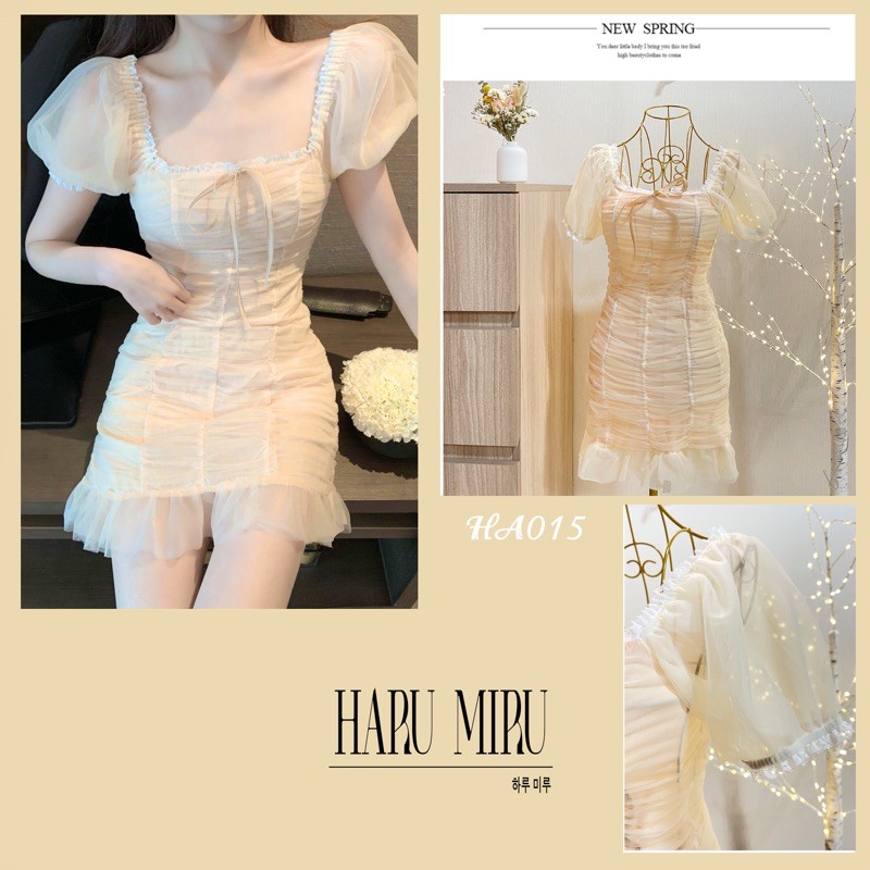 [Ảnh và clip thật] Đầm voan be Nancy