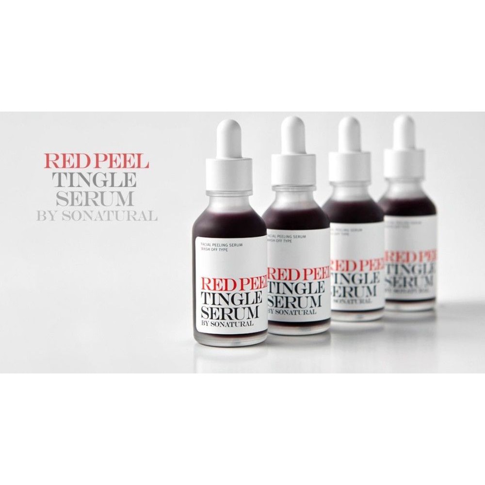 RED PEEL TINGE SERUM SONATURAL - Serum Peel Da Sinh Học Thế Hệ Mới