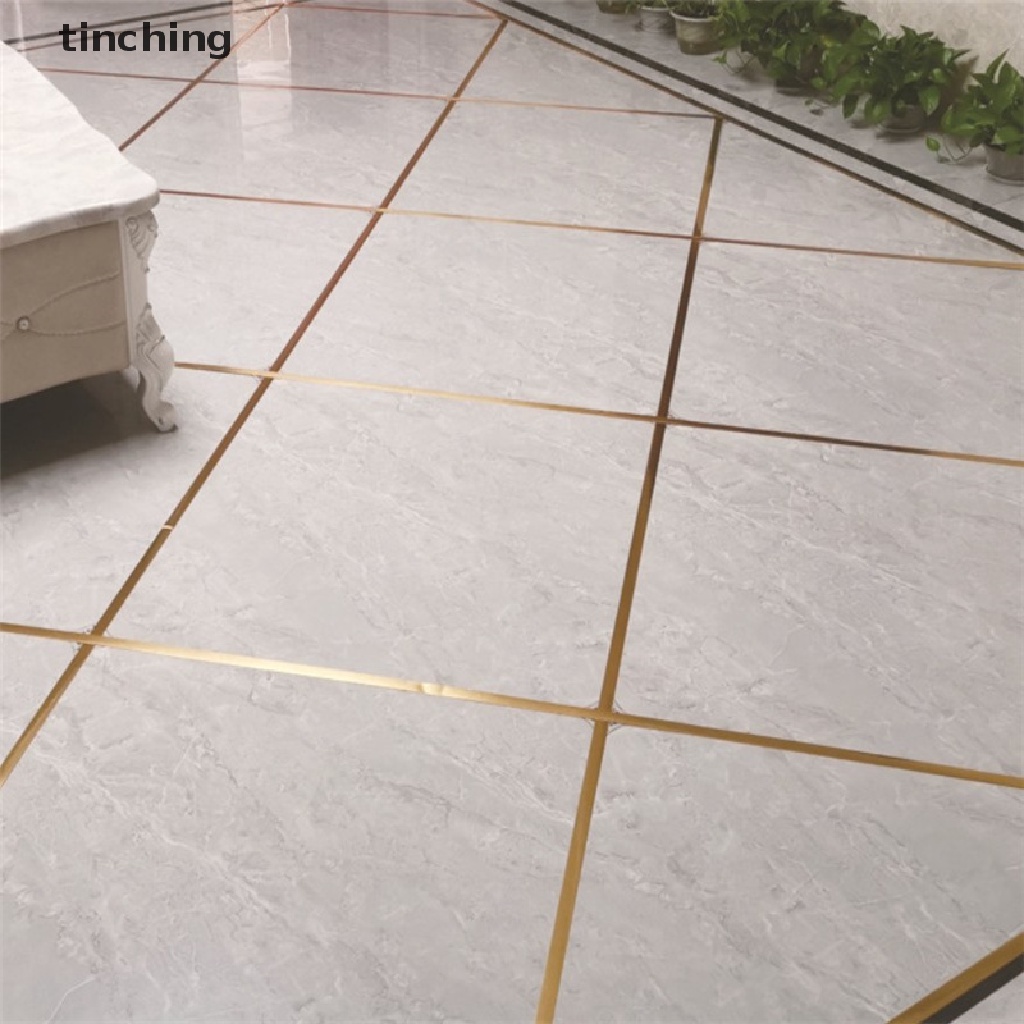 Băng Keo Dán Gạch Gốm Màu Vàng / Bạc / Đen Tự Dính Cho Nhà Ở