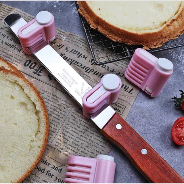 Bộ 2 dụng cụ kẹp dao chia tầng bánh