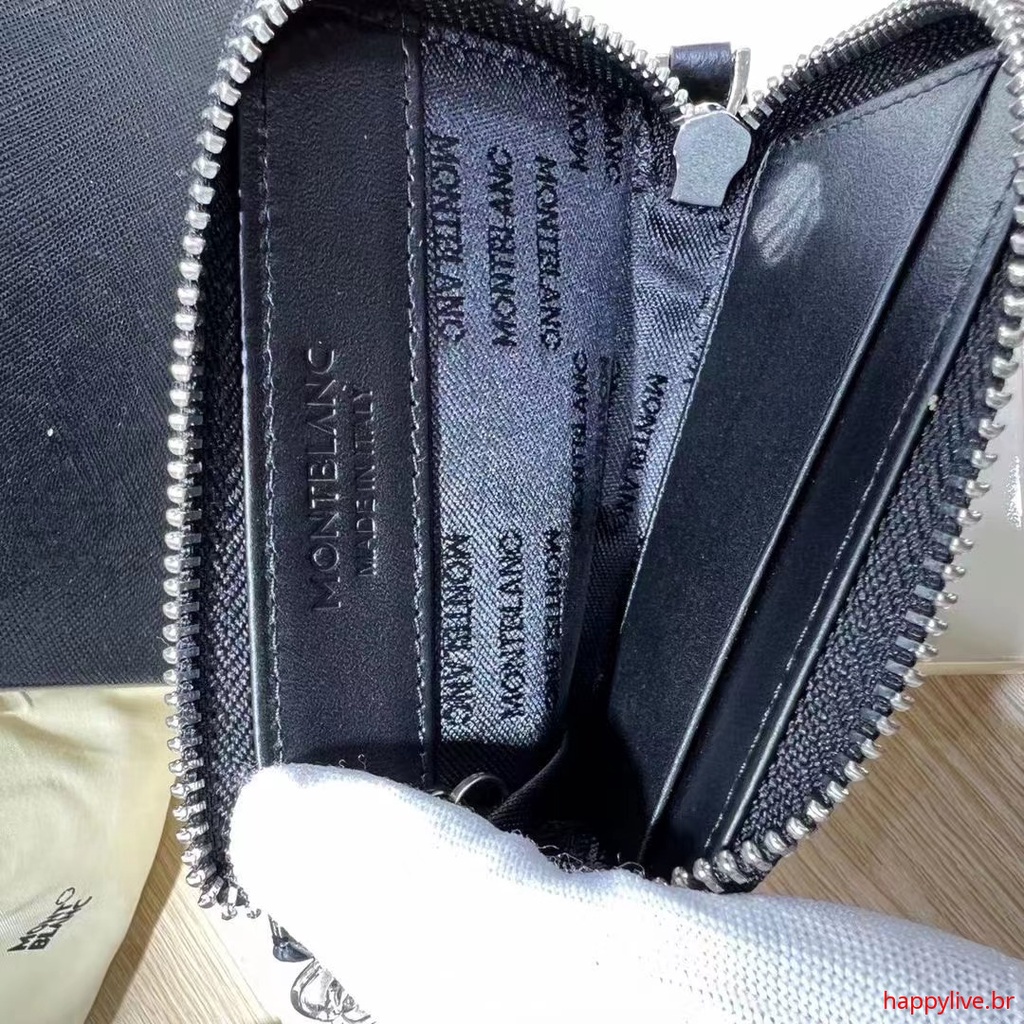 MONTBLANC Ví Da Bò Mềm Đựng Chìa Khóa / Tiền Xu / Thẻ Phong Cách Mới 2022 Cho Nam126262