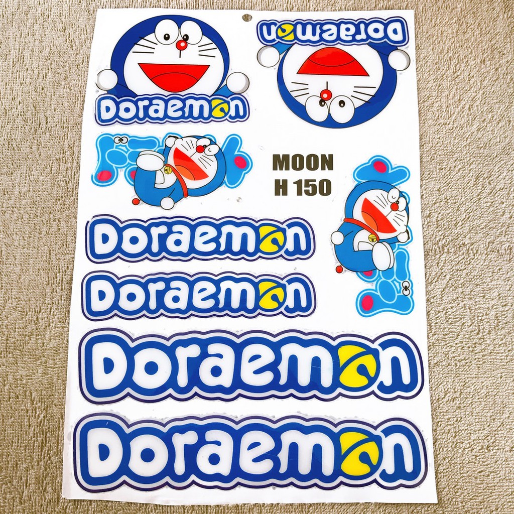 [TEM DOREMON] BỘ TEM DOREMON, DECAL, STICKER, TEM TRANG TRÍ XE NHIỀU MẪU MỚI