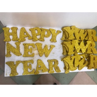 Chữ Happy new year.