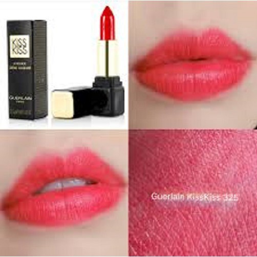 Son rouge kiss 325 màu đỏ pha hồng