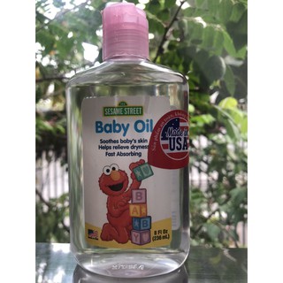 Tinh dầu mát xa cho bé sesame street baby oil 236ml nhập khẩu mỹ - ảnh sản phẩm 1