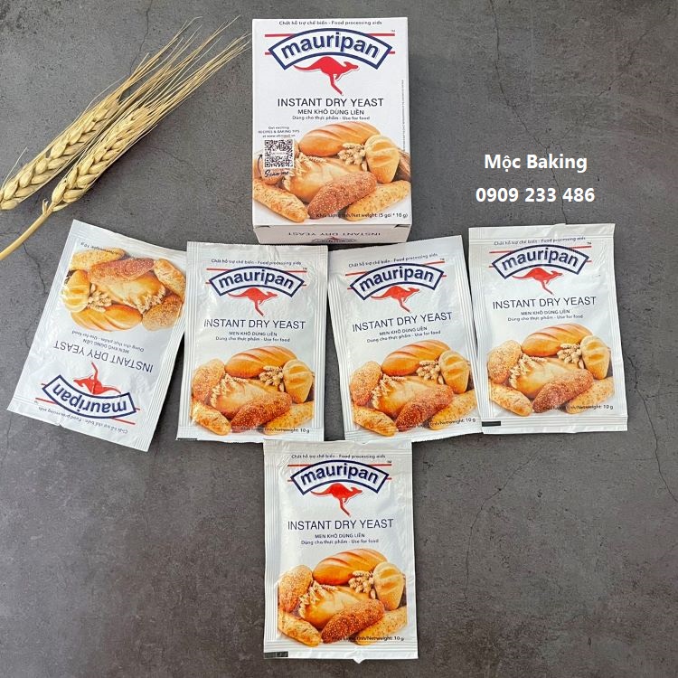 5 gói men mauripan  / men khô / men nở