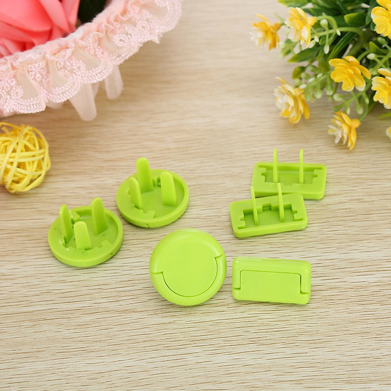 COMBO 10 NÚT bịt ổ điện 2 chân 3 chân cao cấp chống giật nhỏ gọn chắc chắn bảo vệ an toàn cho bé AT01