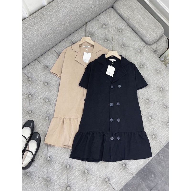 váy sơ mi đuôi cá cổ vest | BigBuy360 - bigbuy360.vn